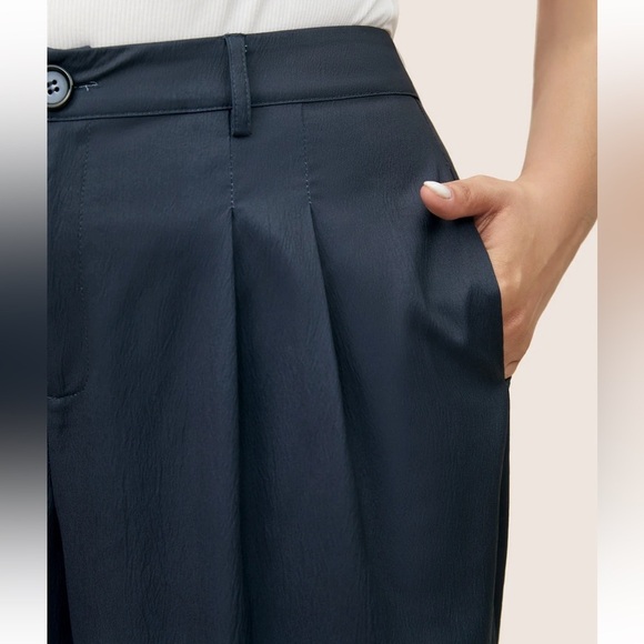 BloomChic Plus Size 2XL Ombre Pleated High Rise Straight Leg Pants us22-24 - Picture 3 of 7